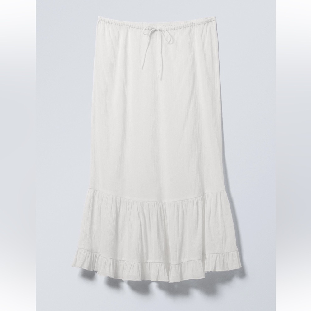 White Midi Skirt